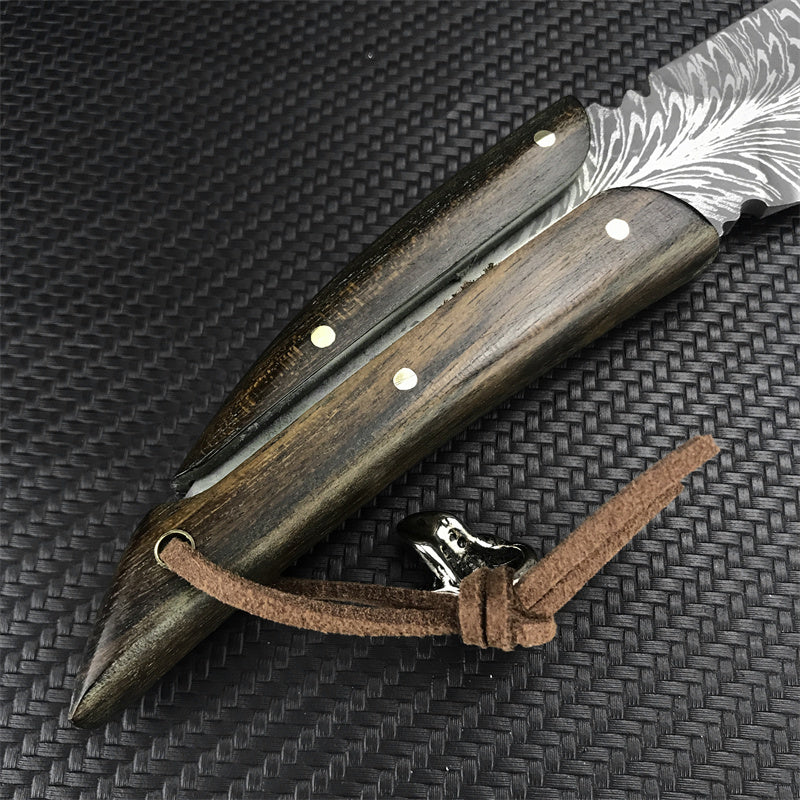 Outdoor StraightHigh Hardness Carrying Knife