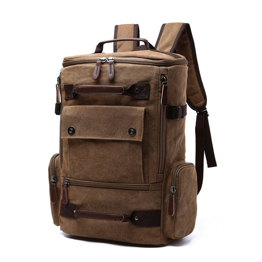 Vintage Canvas Large Capacity Backpack