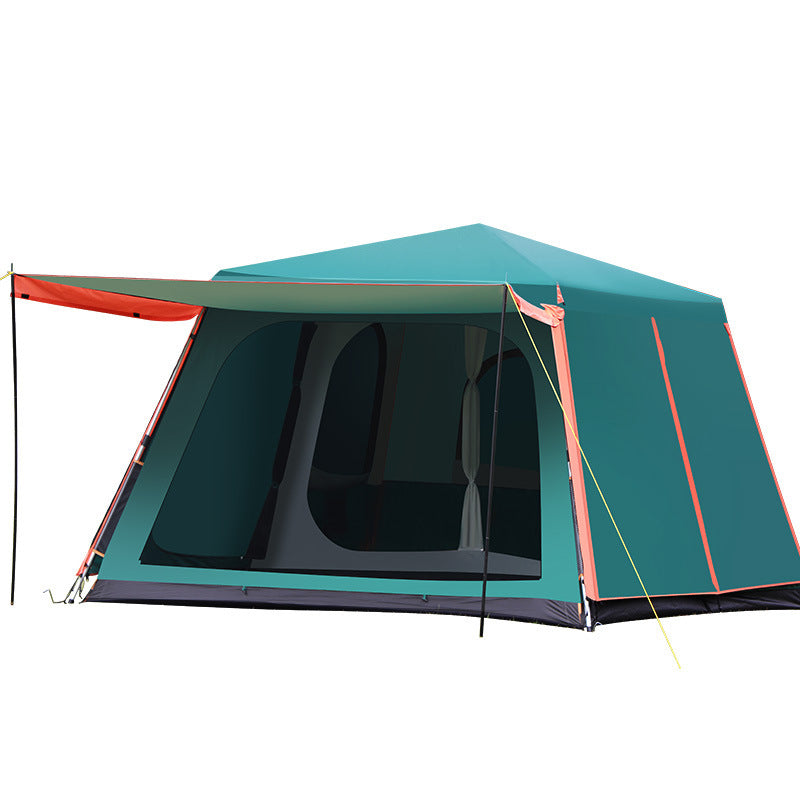 Outdoor Fully Automatic Aluminum Rainstorm Field Camping Big Tent