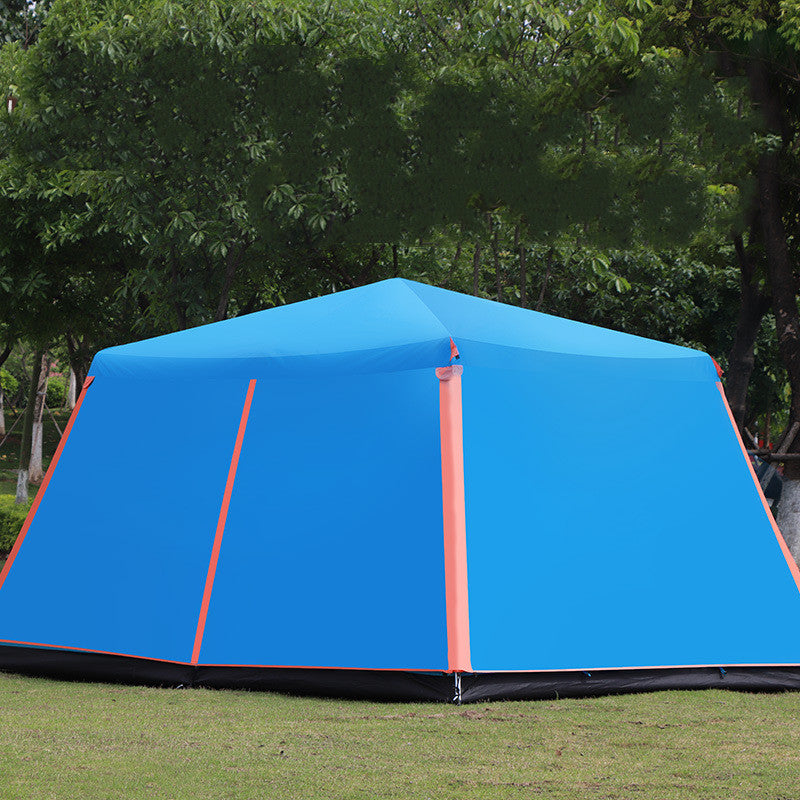 Outdoor Fully Automatic Aluminum Rainstorm Field Camping Big Tent