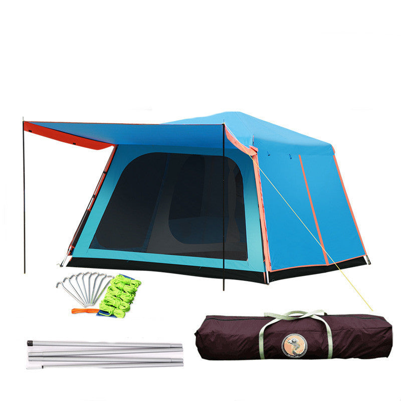 Outdoor Fully Automatic Aluminum Rainstorm Field Camping Big Tent