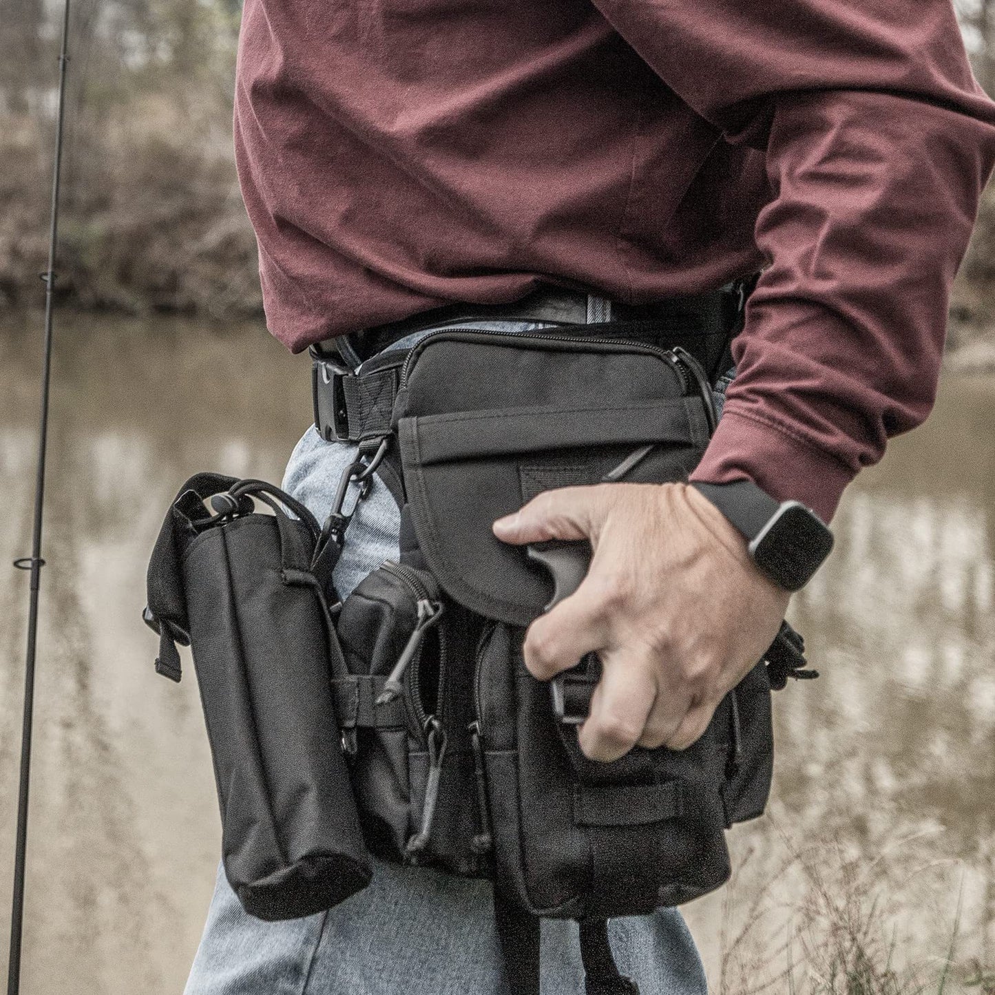 Waterproof Tactical Drop Leg Pouch Bag