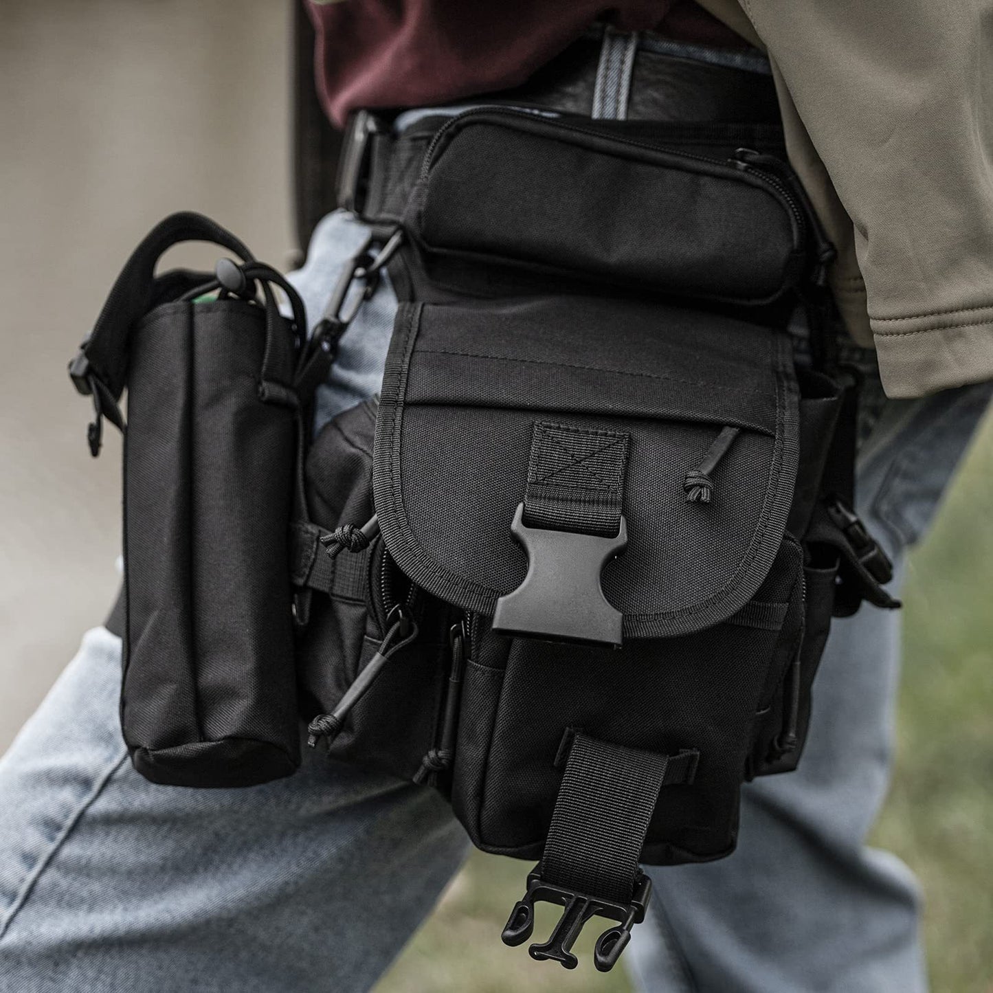 Waterproof Tactical Drop Leg Pouch Bag